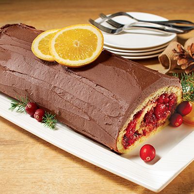 Our Recipes - Cranberry & orange jelly roll | Marché Bonichoix