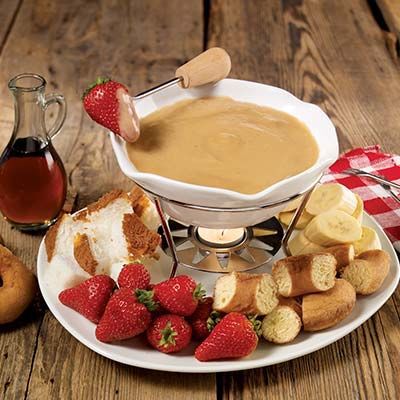 Our Recipes - Maple syrup fondue | Marché Bonichoix