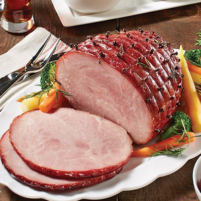 Our Recipes - Glazed ham with cranberries and rosemary | Marché Bonichoix