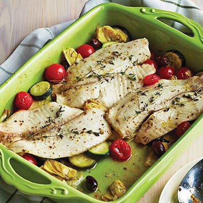 Our Recipes - Mediterranean-style White Fish | Marché Bonichoix
