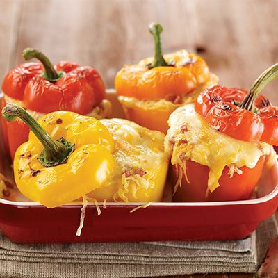 Our Recipes - Spaghetti Squash-Stuffed Peppers | Marché Bonichoix