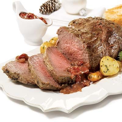 Our Recipes - Roast beef with cranberries | Marché Bonichoix