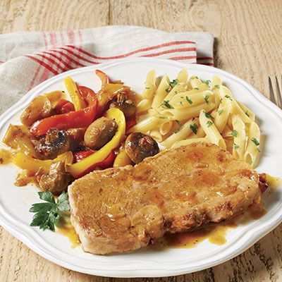 Our Recipes - Pork roast braised with bell peppers | Marché Bonichoix