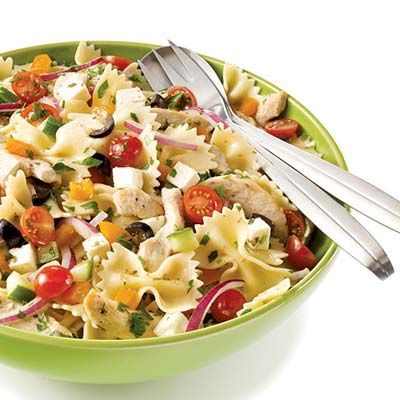 Our Recipes - Greek-style pasta salad | Marché Bonichoix