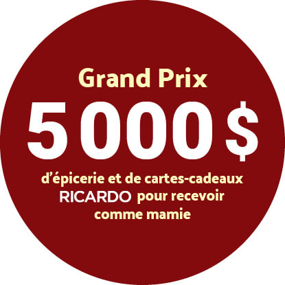 grandprix_FR Grand prix de 5 000 $ d’épicerie et de cartes-cadeaux Ricardo