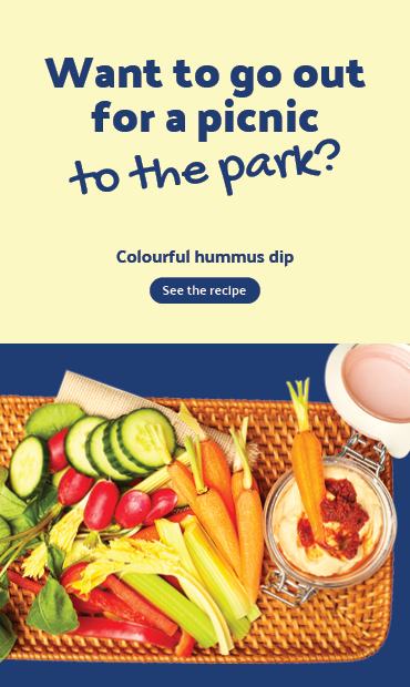 Colourful Hummus Dip