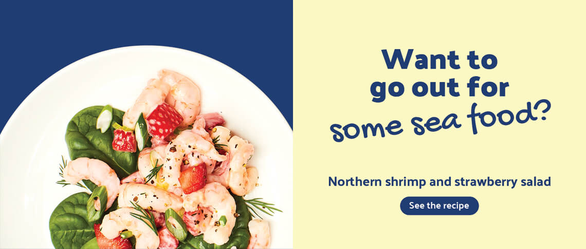 Northern Shrimp and Strawberry Salad