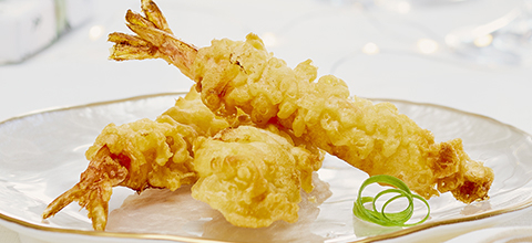 Crevettes tempura Panache