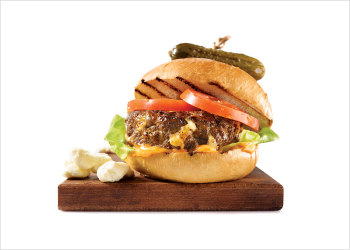 Hamburgers de fromage en grains