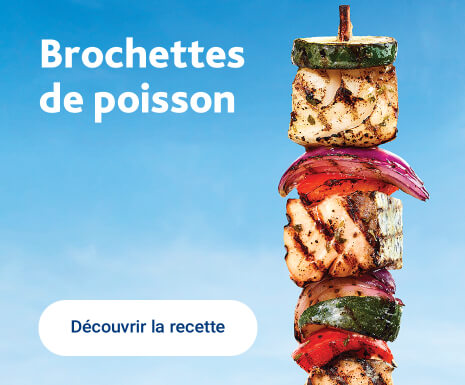 Brochettes de poisson