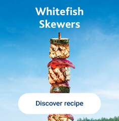 Whitefish skewers