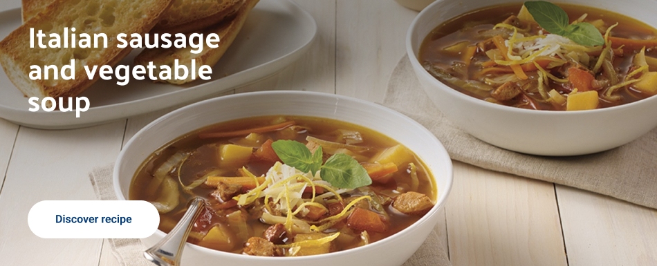Italian sausage and vegetable soup