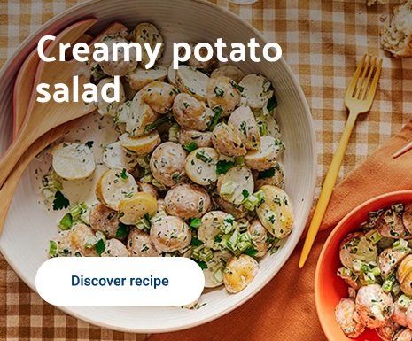 Creamy potato salad