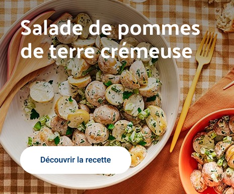 Salade de pommes de terre crémeuse