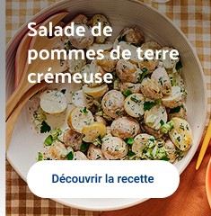 Salade de pommes de terre crémeuse