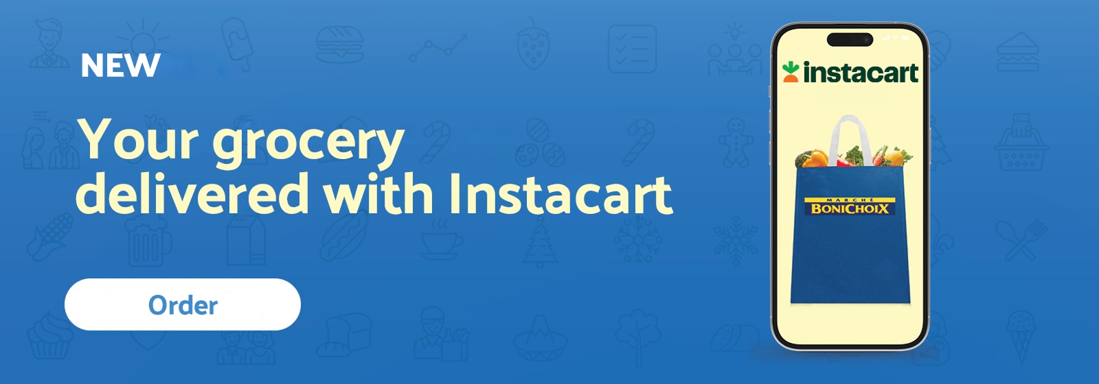 Your grocery delivered with Instacart. Order Now.