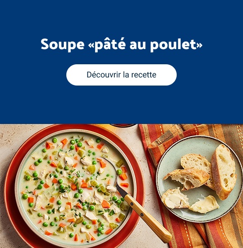 Soupe «pâté au poulet»