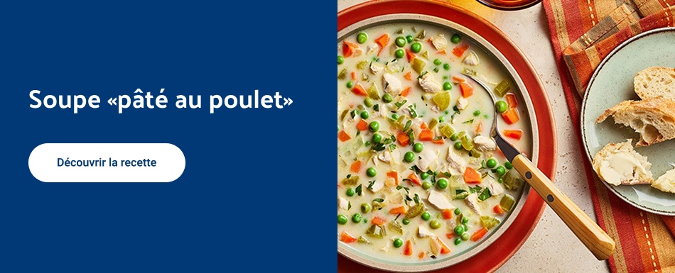 Soupe «pâté au poulet»
