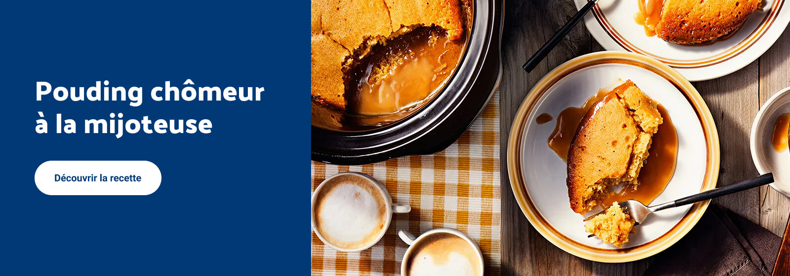 Pouding chomeur a la mijoteuse