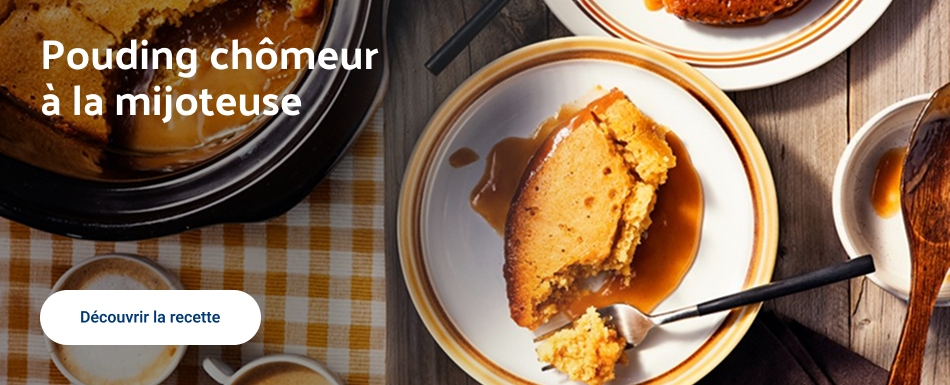 Pouding chômeur à la mijoteuse