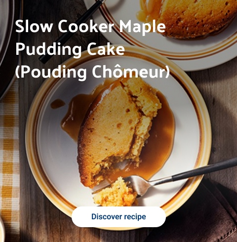 Slow Cooker Maple Pudding Cake (Pouding Chômeur)